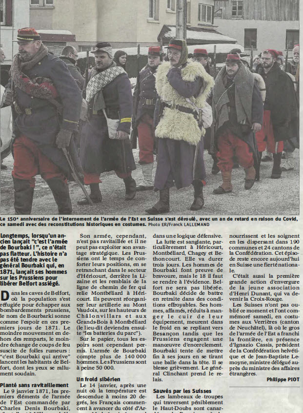 l'armée de Bourbaki